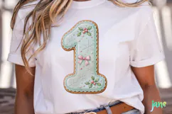 Christmas Cookie Number Clipart Product Image 2