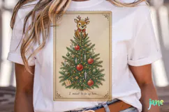 Funny Christmas Card Clipart Product Image 2