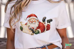Funny Santa Claus Clipart Product Image 2