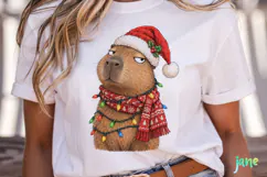 Funny Christmas Animals Clipart Product Image 2