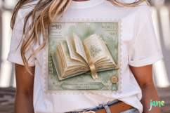 Vintage Back to School Postage Stamp Clipart Product Image 2
