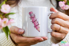 Pink Christmas School Teacher PNG Product Image 2