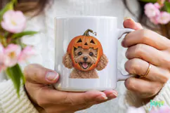 Cute Halloween Dog Clipart Product Image 3