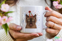 Surprise Birthday Cat PNG Clipart Product Image 3