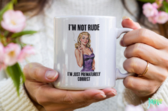 Funny Sarcastic Pin-up Girl Clipart Product Image 3