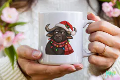Funny Christmas Animals Clipart Product Image 3