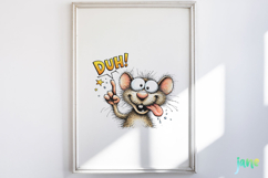 Silly Funny Mouse PNG Product Image 4