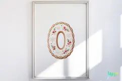 Christmas Cookie Number Clipart Product Image 4