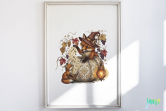 Whimsical Halloween Animal Clipart Product Image 5