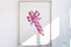 Pink Christmas School Teacher PNG Product Image 3