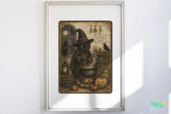 Vintage Halloween Card PNG Clipart Product Image 4