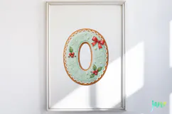 Mint Cookie Letters Clipart Product Image 4