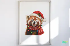 Funny Christmas Animals Clipart Product Image 4