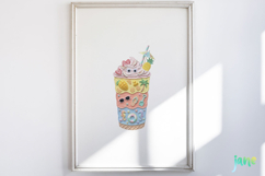 Summer Painted Clipart Product Image 4