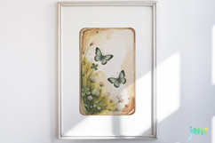 Butterfly Junk Journal Page Clipart Product Image 4
