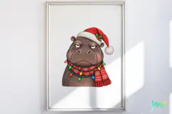 Funny Christmas Animals Clipart Product Image 4