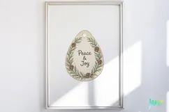 Vintage Winter Tags Clipart Product Image 4