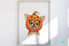 Cute Halloween Dog Clipart Product Image 4