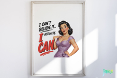 Funny Pin-up Girl Clipart Product Image 4