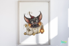 Whimsical Halloween Animal Clipart Product Image 4