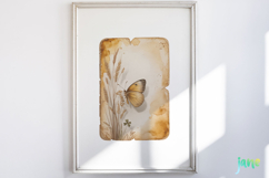 Butterfly Junk Journal Page Clipart Product Image 4