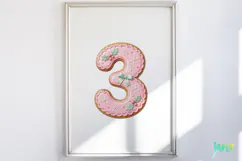 Christmas Cookie Number Clipart Product Image 4
