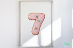Christmas Cookie Number Clipart Product Image 4