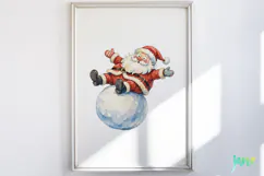 Funny Santa Claus Clipart Product Image 4