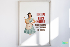 Sarcastic Housewife Clipart Product Image 4