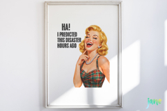 Funny Pin-up Girl Clipart Product Image 4
