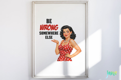 Funny Pin-up Girl Clipart Product Image 4
