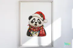 Funny Christmas Animals Clipart Product Image 4