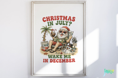 Funny Christmas In July Clipart Product Image 4
