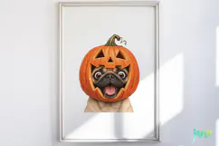 Cute Halloween Dog Clipart Product Image 4