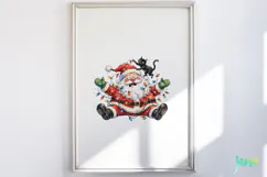 Funny Santa Claus Clipart Product Image 4