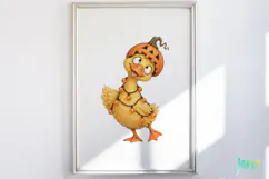 Cute Halloween Farm Animals Clipart Product Image 4