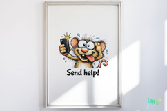 Silly Funny Mouse PNG Product Image 4