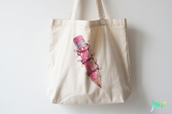 Pink Christmas School Teacher PNG Product Image 4