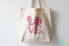 Pink Christmas School Teacher PNG Product Image 5