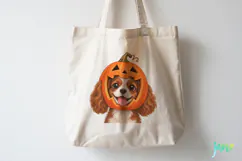 Cute Halloween Dog Clipart Product Image 5