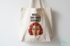Funny Sarcastic Pin-up Girl Clipart Product Image 5