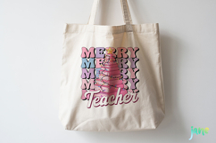 Pink Christmas School Teacher PNG Product Image 5