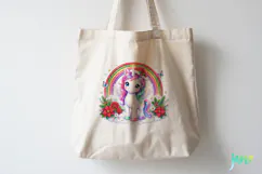 Cute Christmas Unicorn Clipart Product Image 5