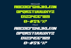 Defen Sport | Modern Futuristic Webfont for Sports &amp; Tech Product Image 6
