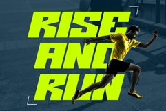 Defen Sport | Modern Futuristic Webfont for Sports &amp; Tech Product Image 7
