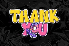 Dinamix Street - Layered Graffiti Font Product Image 6