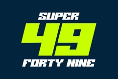Defen Sport | Modern Futuristic Webfont for Sports &amp; Tech Product Image 3