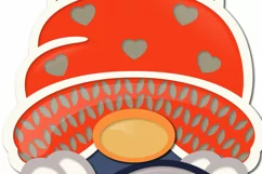 Layered gnome girl sailor mandala cut out svg Product Image 6