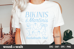 Bikinis &amp; Martinis SVG | Bachelorette PNG | Bach Club Summer Product Image 2