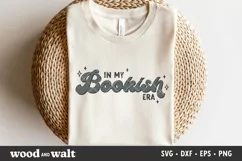 In My Bookish Era SVG | Retro Book Lover Design Product Image 3